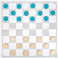 Dames et échecs grand format - plein air ( NEUF )