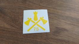 Rettungsschule 75 Aufkleber / Sticker Armee 7Stk. ab 1.-