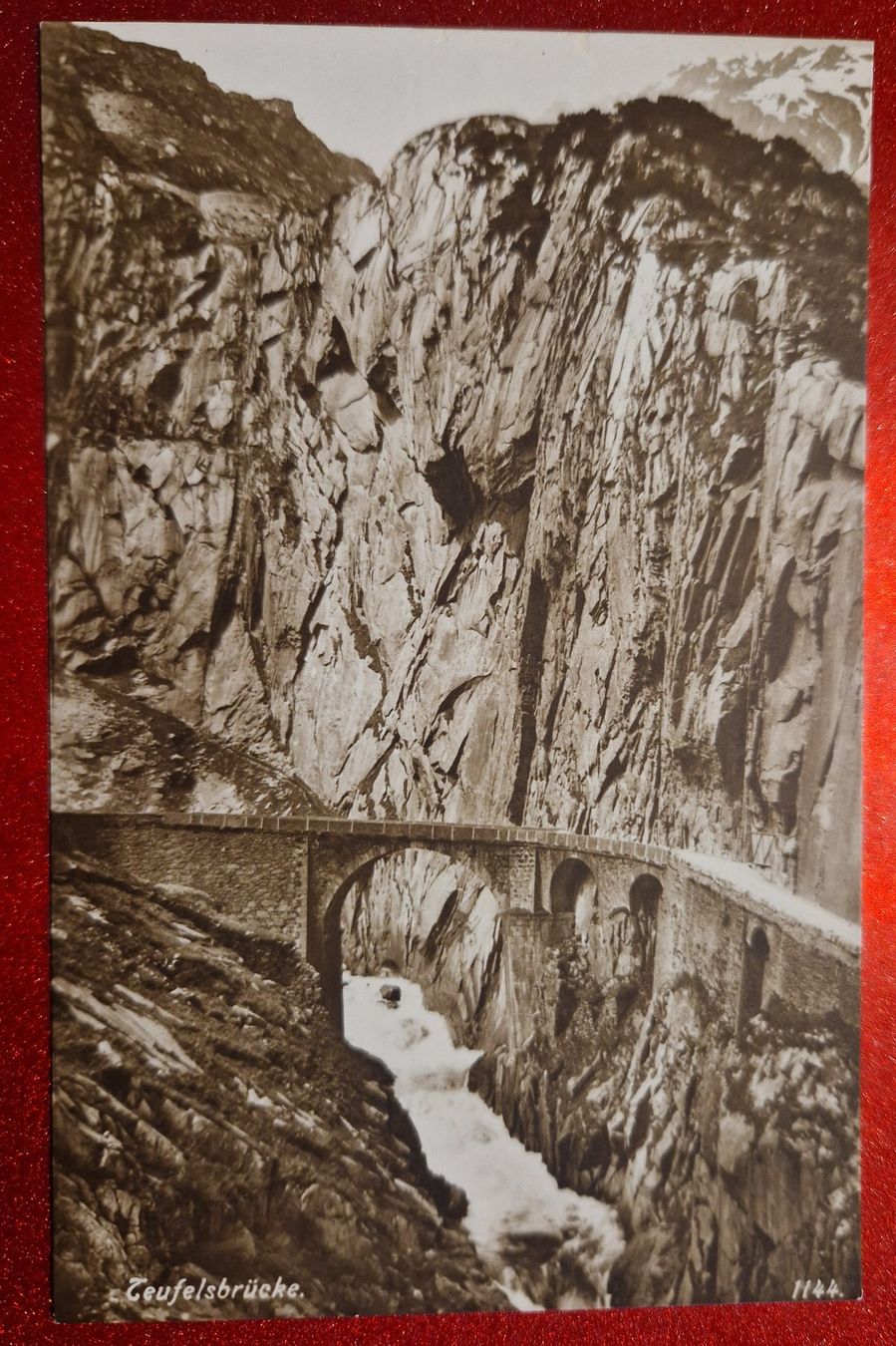 Ansichtskarten: "Teufelsbrücke", Andermatt top – Neu (gemäss Beschreibung) aus Melchnau von Arthurius