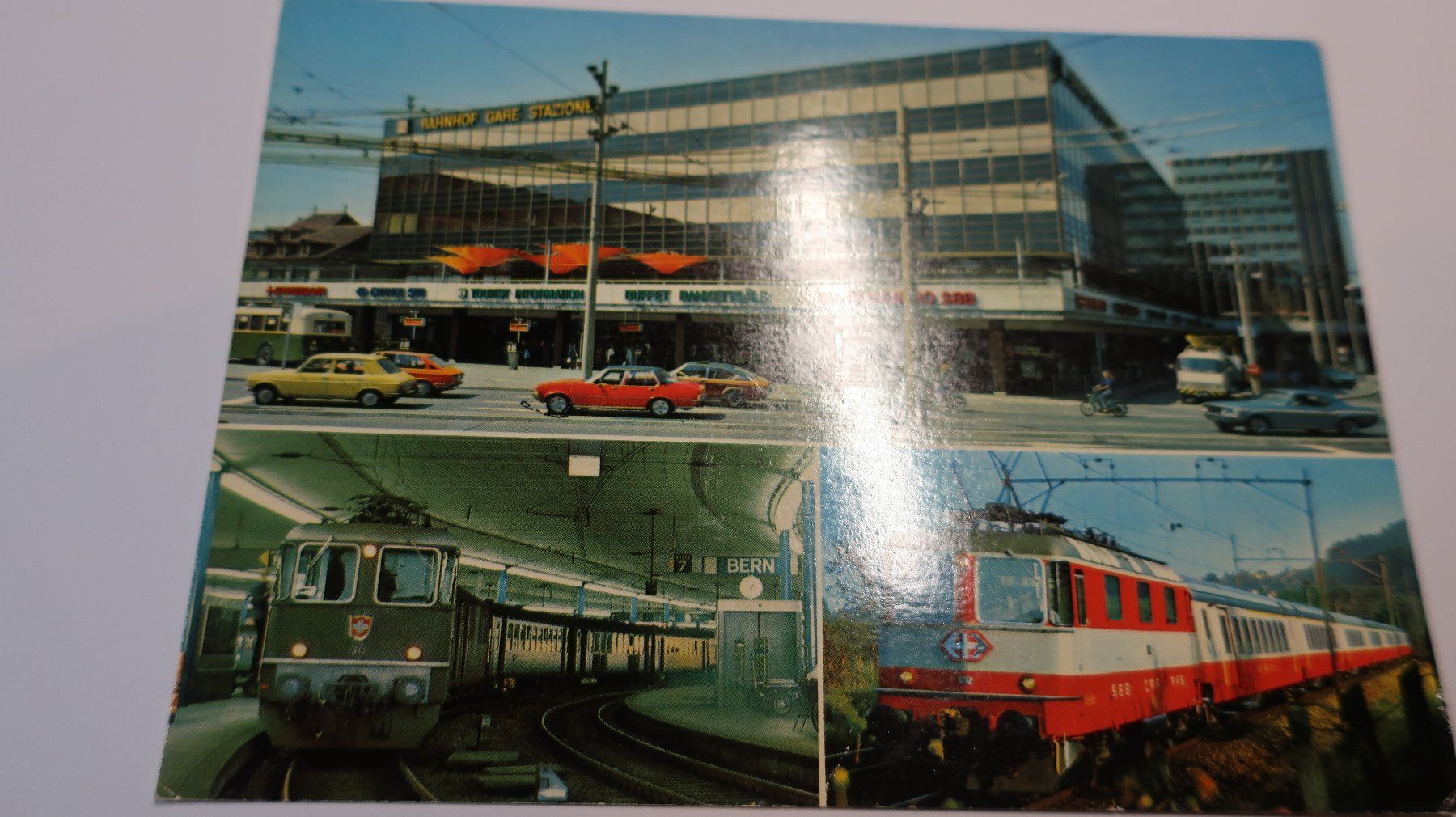 Ansichtskarten: Bern Bahnhof Multivues – Gebraucht aus Cormoret von Pascalll2001 1