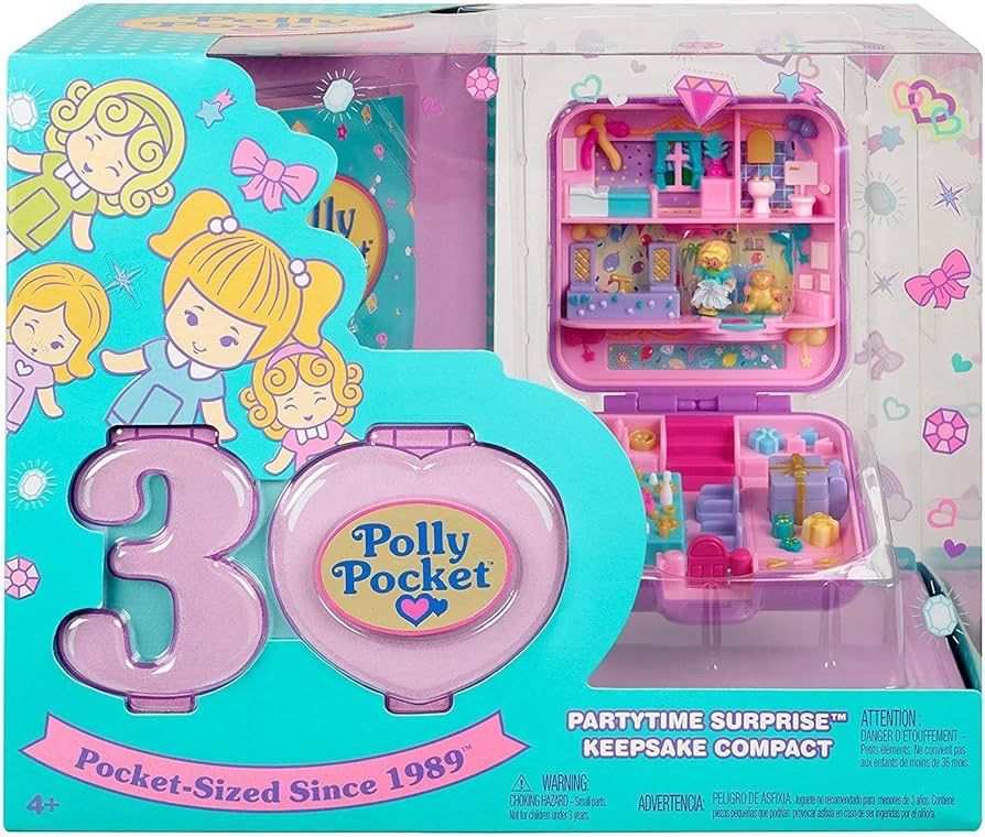 Polly Pocket Giocattoli: Polly Pocket Partytime Surprise Keepsake Compact, Neu! – Nuovo e nell'imballaggio originale da Frauenfeld venduto da Pippilotta1234 1