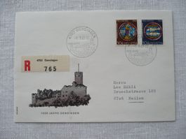 9.9.68 Sonderdatumstempel 1000 Jahre Oensingen