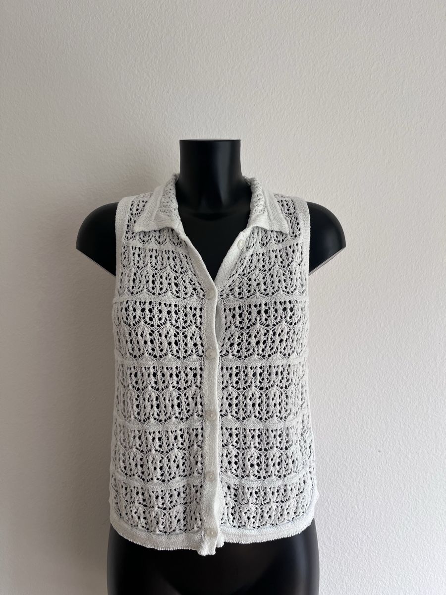 Gilets: Strickweste Weiss Gr S – D'occasion à Baden par Didi_sunshine