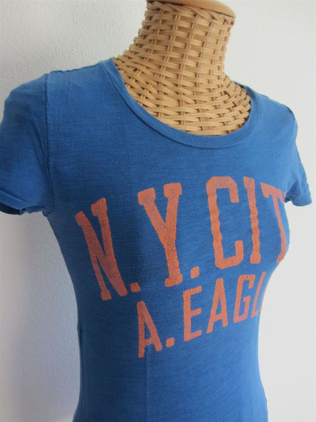 American Eagle T-shirt: AMERICAN EAGLE - T-Shirt blau XS – Usato da Zürich venduto da Diazaio 1