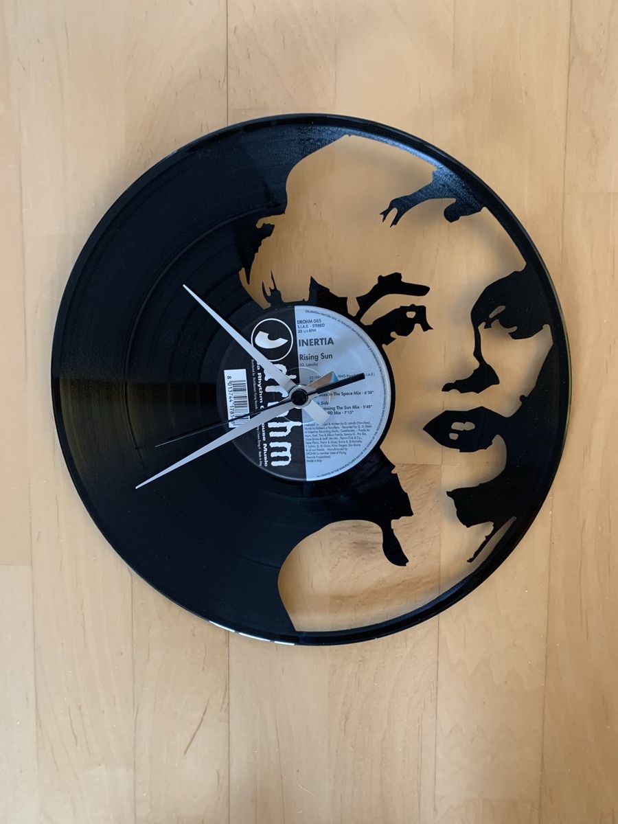 Orologi: Marilyn Monroe Schallplatten Wanduhr – Usato da Basel venduto da Bonzito43