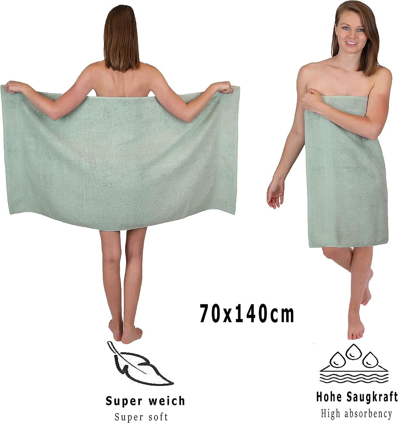 Teli da bagno: Premium 12er Frottier Handtuch-Set – Nuovo e nell'imballaggio originale da Nuglar venduto da SaleRitter 5