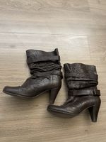 Bottines brun foncé, taille 34
