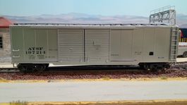 Santa Fe 197 214 tool box car neu in Originalverpackung rar!