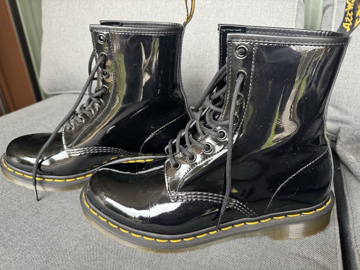 Damenschuhe: Dr.Martens, Lackstiefel – Neu (gemäss Beschreibung) aus Fällanden von Caramel7 2