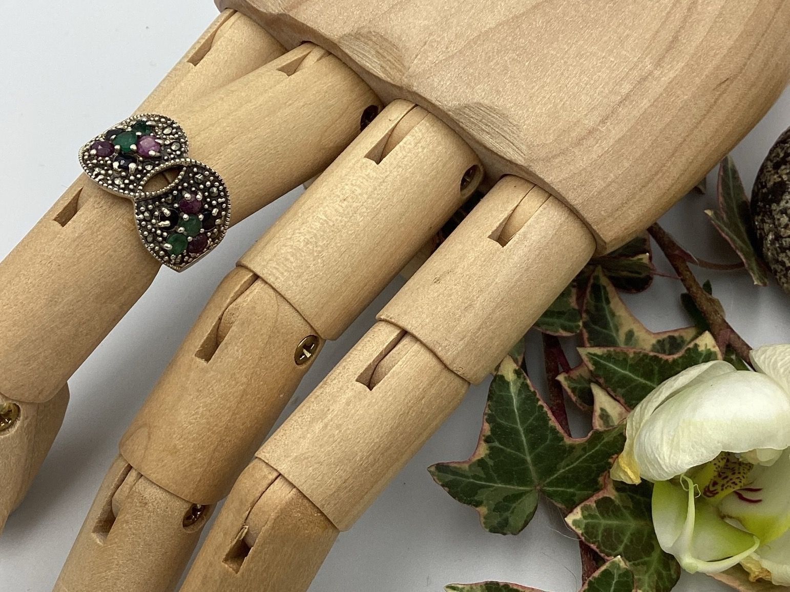 Ringe: Bague argent, pierres semi précieuses – Gebraucht aus Agiez von Beve15 1
