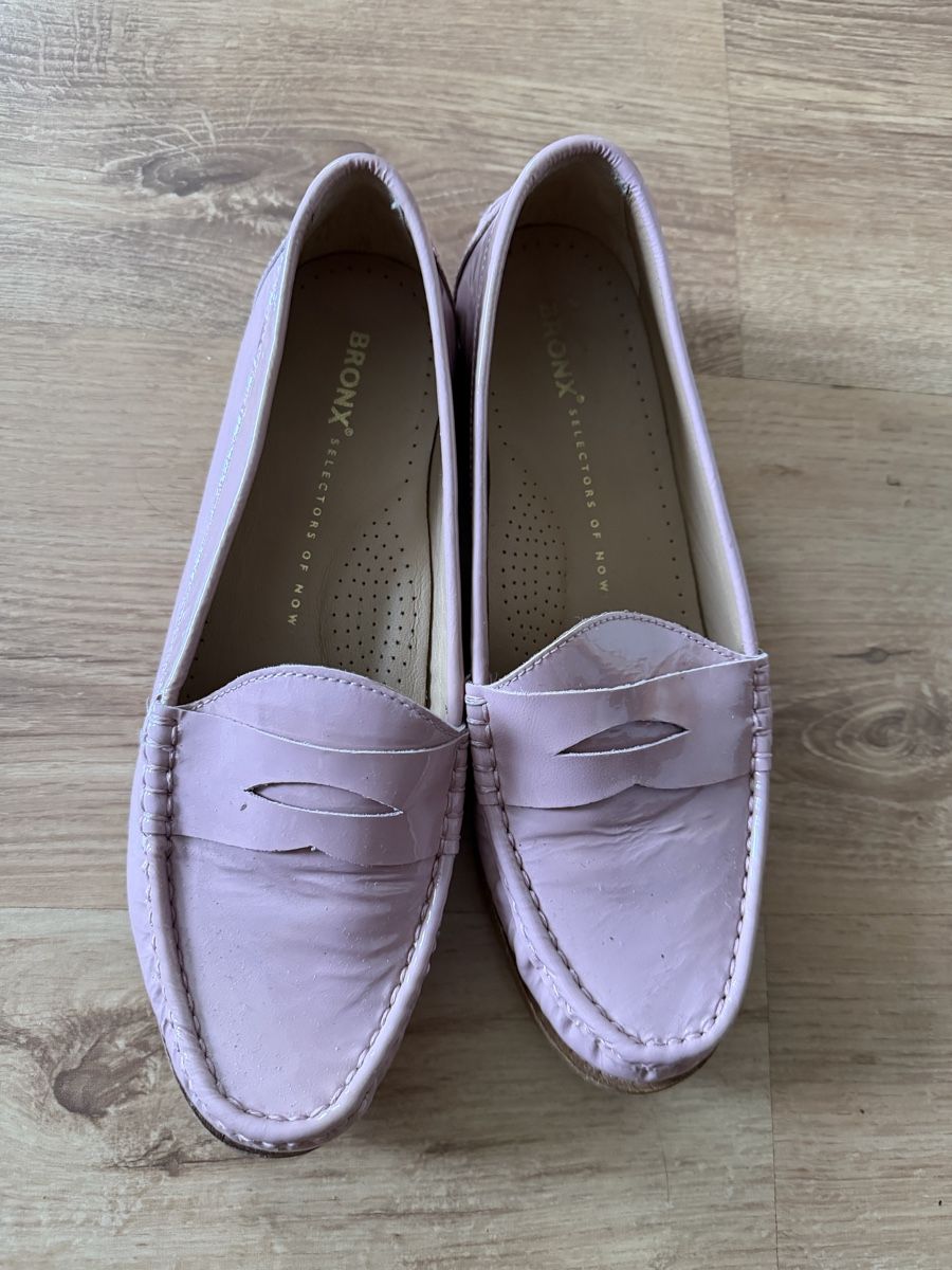 Scarpe da donna: Damenschuhe Loafer Bronx Grösse 41 Rosa Leder – Nuovo (secondo la descrizione) da Bülach venduto da Hrica21