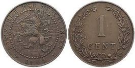 1 Cent Niederlande Holland 1906