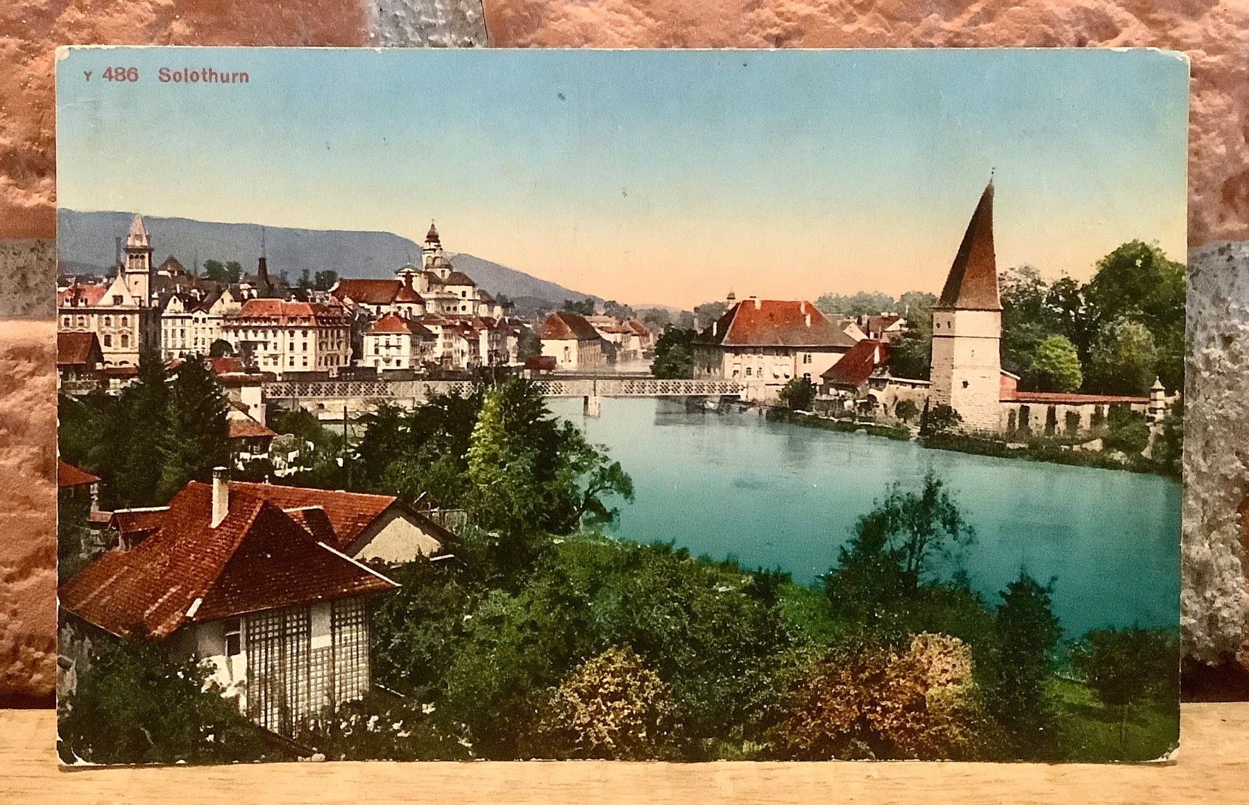 Ansichtskarten: 1927 - SOLOTHURN mit Krummturm – Gebraucht aus Root von ENGLAND-TREASURES
