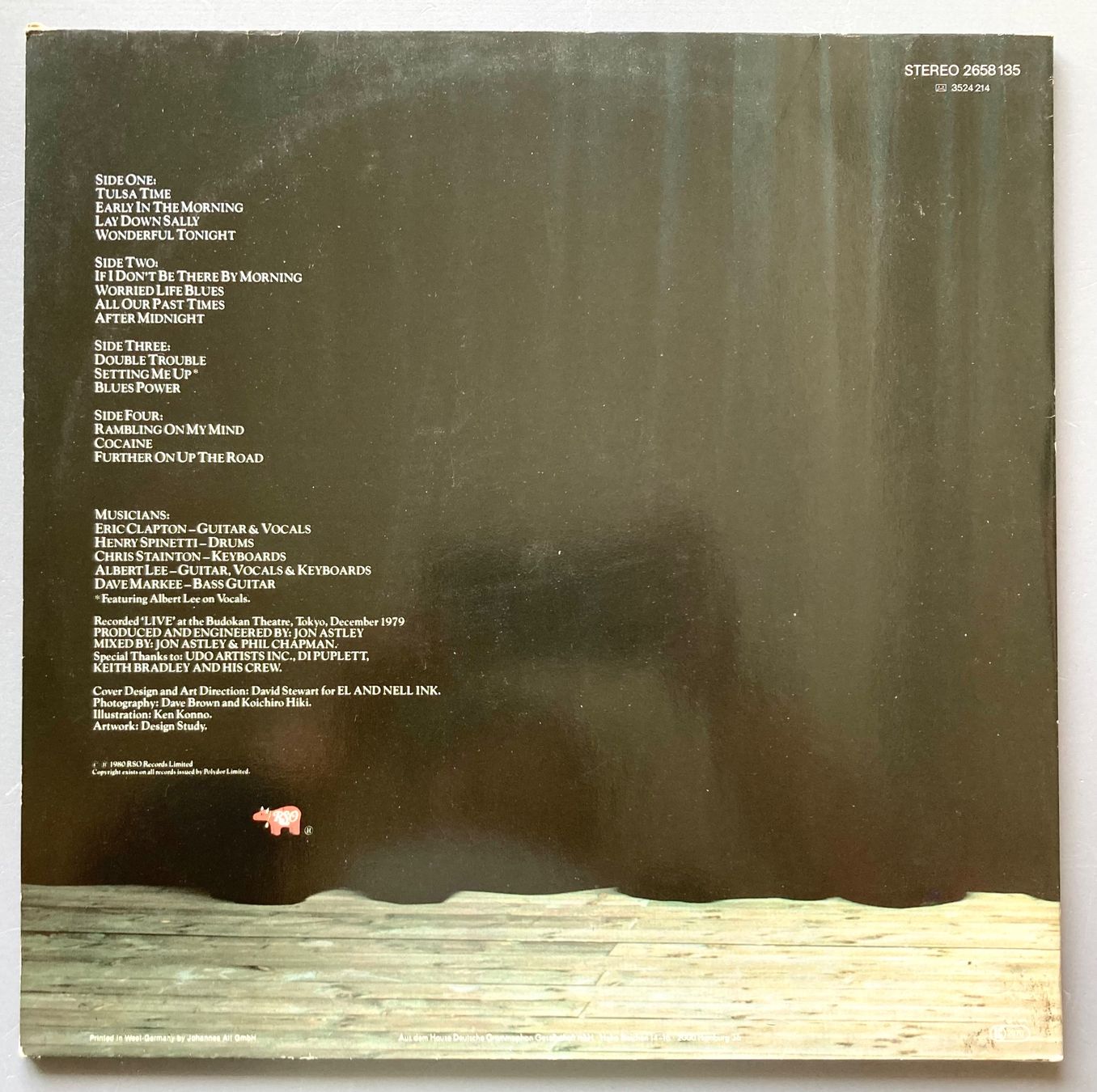 Vinyles: ERIC CLAPTON - JUST ONE NIGHT – D'occasion à Poliez-Pittet par Newtown-Records 1