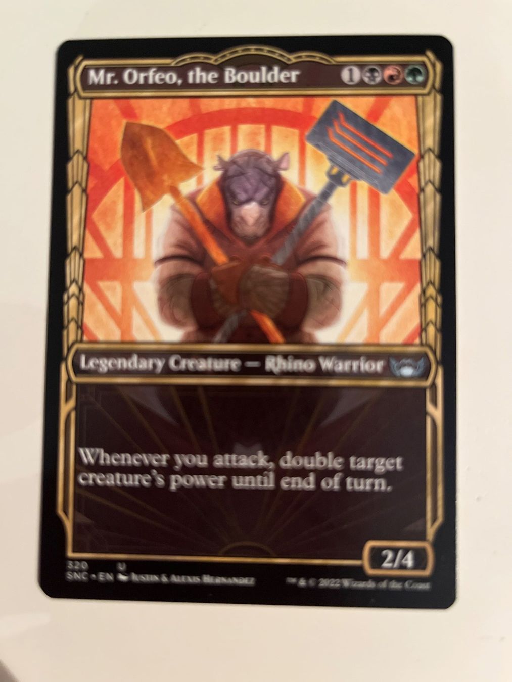 Magic The Gathering Carte collezionabili: 1 x Mr. Orfeo, the Boulder - Magic: The Gathering - MtG – Usato da Kriens venduto da Shadi1980