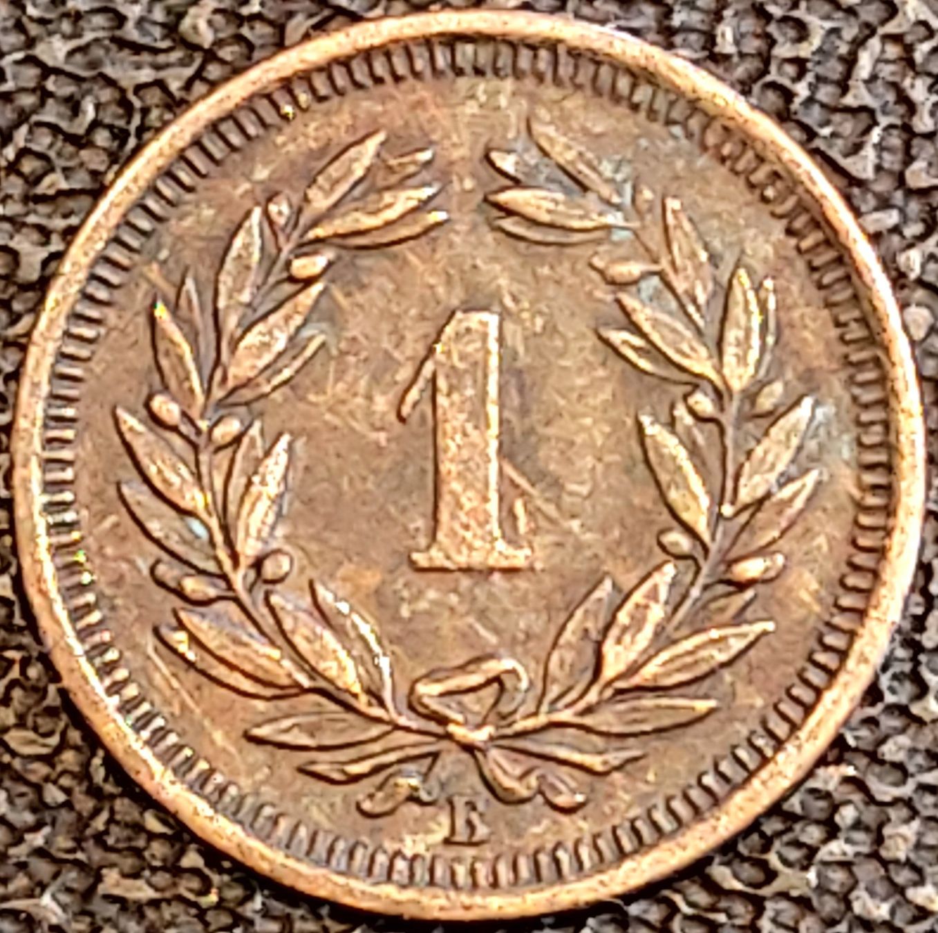 Tutti le monete: 1 Rappen 1925 – Usato da Arch venduto da moneyswiss 1