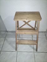 Trittschemel Holz 2 Stufen gebraucht