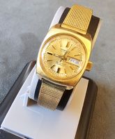 MIREXAL Automatic Swiss Made Vergoldet Elegante Damenuhr