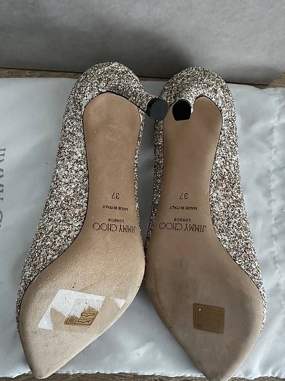 Jimmy Choo Damenschuhe: Jimmy Choo Schuhe Glitter Romy 37 – Gebraucht aus Zürich von justynapl 1