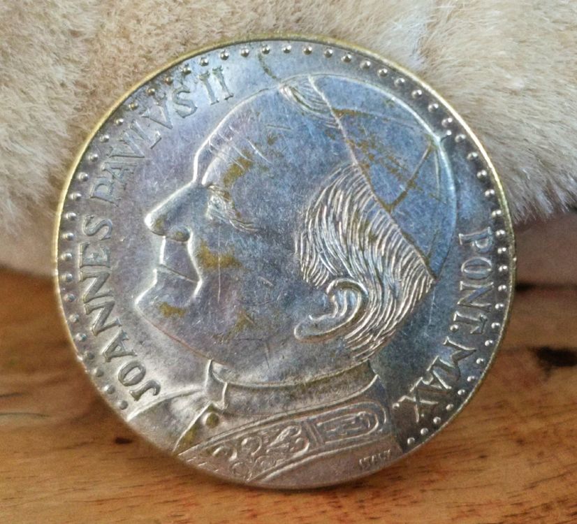 Porzellan-Fingerhut Papst Johannes Paul 100. Jubiläum - Handgefertigt In England