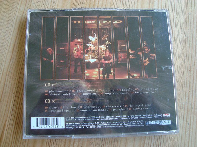 CDs: THRESHOLD  Critical Energy – Gebraucht aus Othmarsingen von Smallsoldier 1