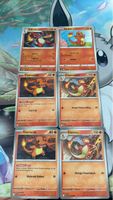 Pokemon Karten Charmander, Glumanda, Glutexo Konvolut