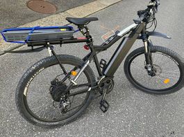Vélo VTT  electrique avec double batterie