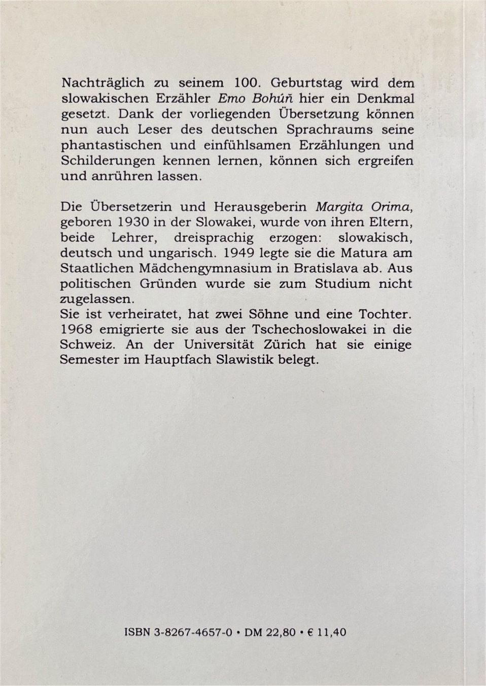Libri: Bohun Emo, Verstaubte Geschichten – Nuovo (secondo la descrizione) da Sarnen venduto da Livres 1