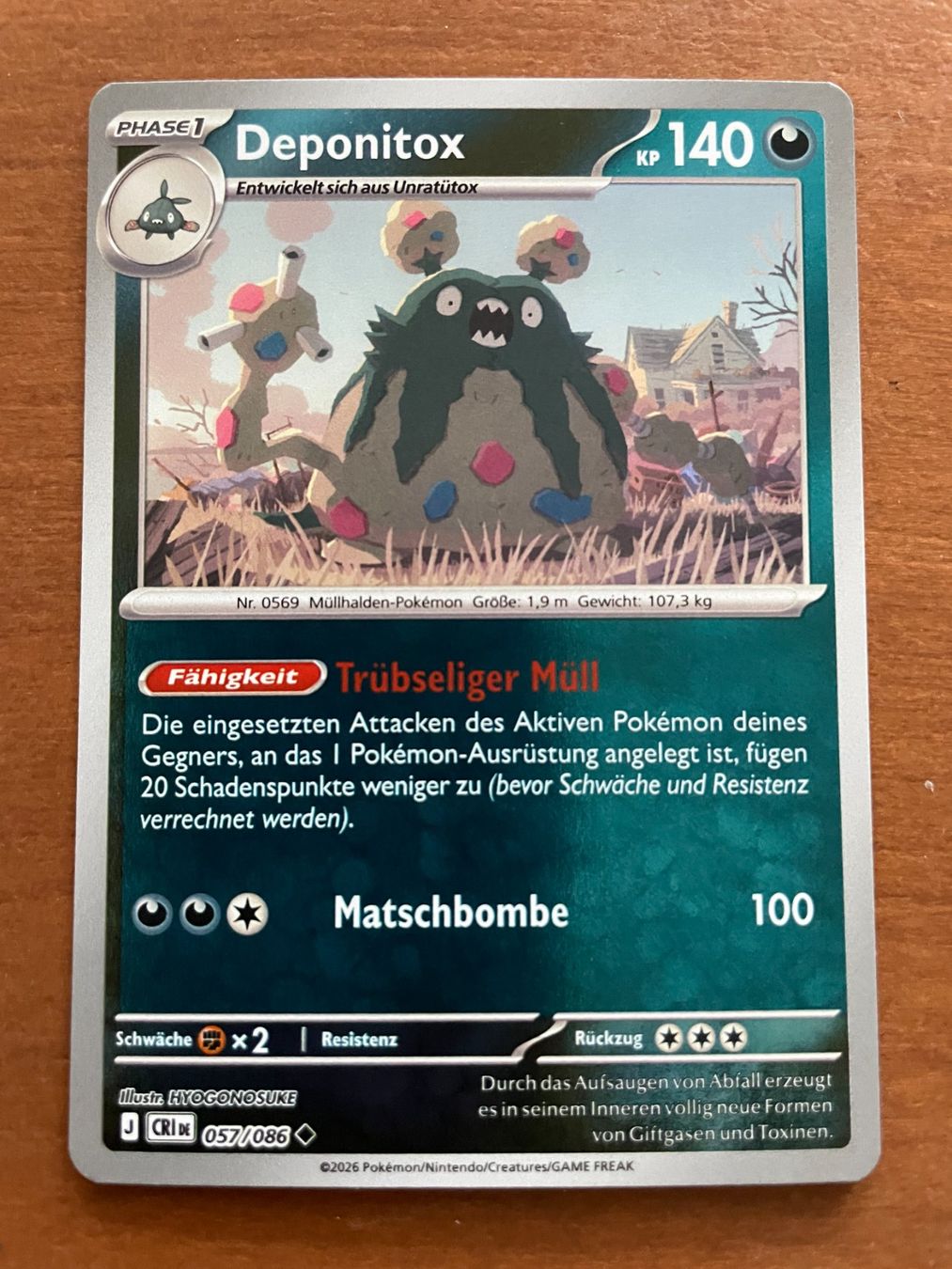 Pokémon Carte collezionabili: Pokemon Deponitox Reverse (Versand gratis) – Nuovo (secondo la descrizione) da Chur venduto da Angerson