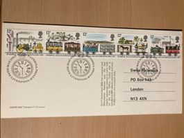 Grossbritannien 1980 5er-Streifen Bahn Liverpool Manchester