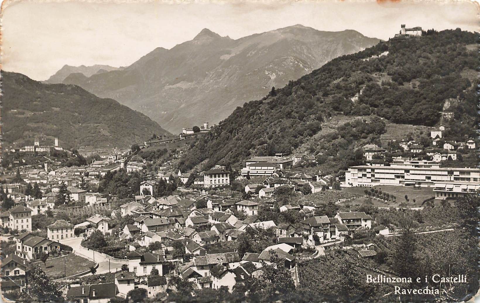 Cartoline postali: Bellinzona Ravecchia – Usato da Biasca venduto da Blenio71