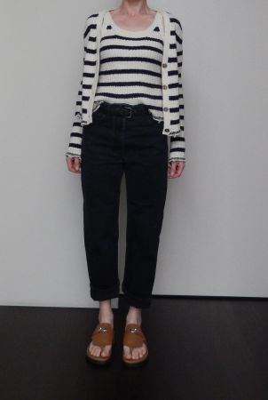 Orig. VALENTINO Boyfriend-Jeans, Statement-Stickerei Gr. 36