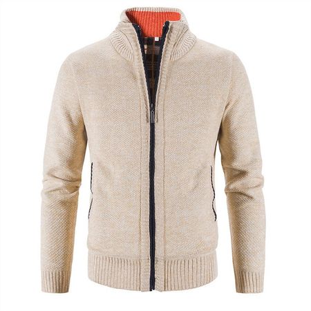 XL Herren Strickjacke Strickpullover mit Reisverschluss