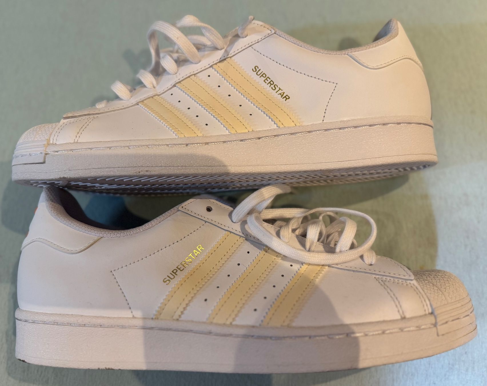 Adidas Scarpe da uomo: **** SELTEN ADIDAS SUPERSTAR WEISS - ORANGE **** – Nuovo (secondo la descrizione) da Giumaglio venduto da soloemi 4