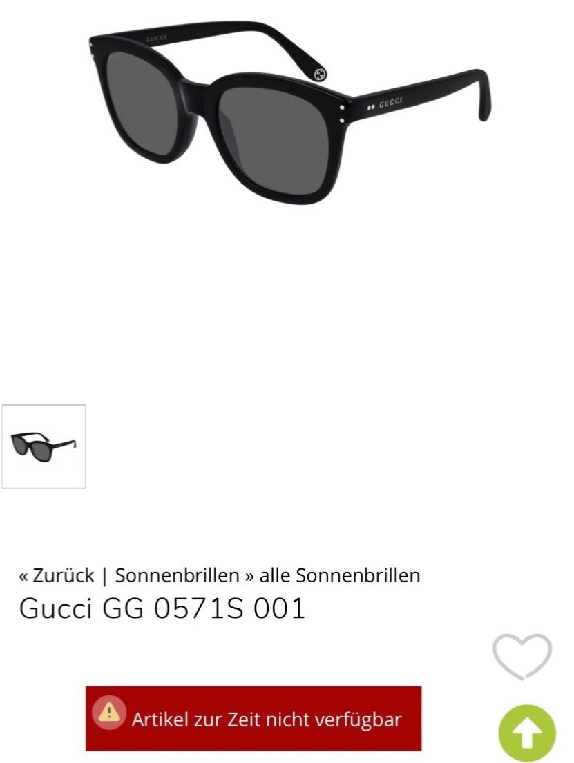 Gucci Occhiali & Lenti: GUCCI SONNENBRILLE – Usato da Buchs ZH venduto da Automatic007 8