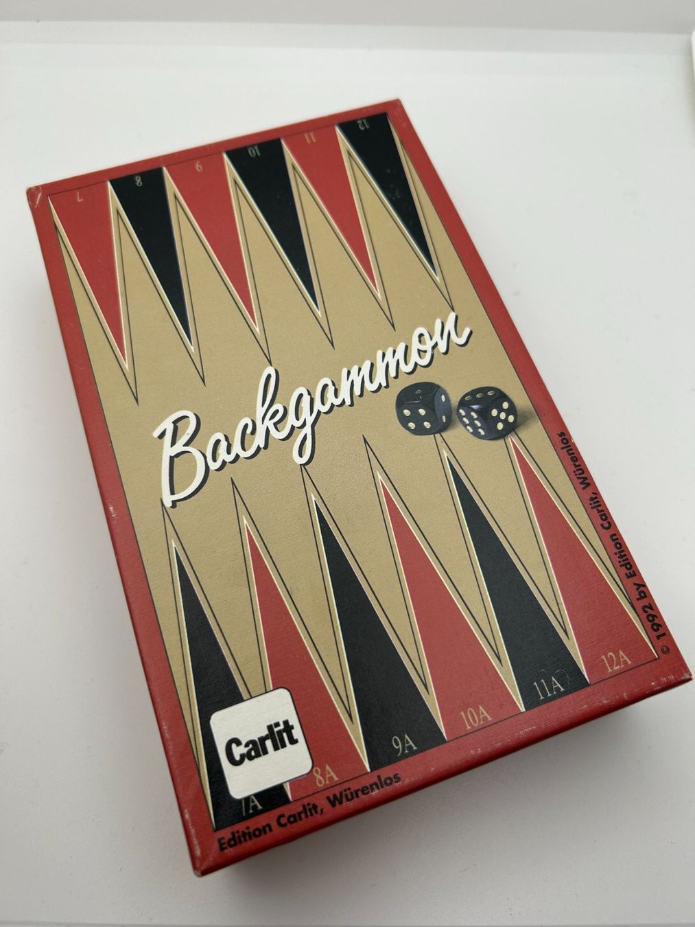 Carlit Giochi: Backgammon Spiel Carlit Edition - Top Zustand! Komplett – Usato da Ettingen venduto da sagada81 1
