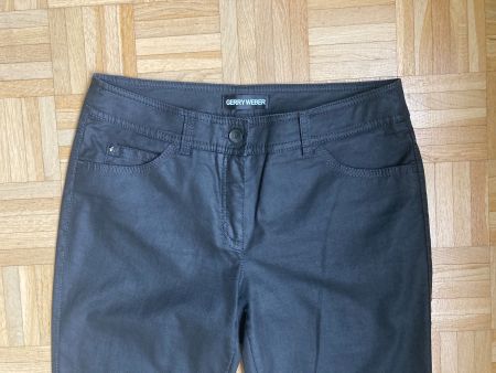 Gerry WEBER Jeans Coating schwarz 42 schmales Bein NEU