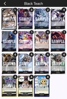 One Piece Black Teach Deck