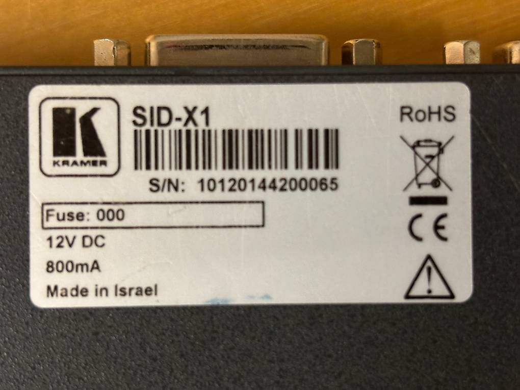 Kramer Convertitori: Kramer SID-X1, Multi-Format-Video Umschalter mit 4 Eingängen – Usato da Frauenfeld venduto da ibkl5512 1