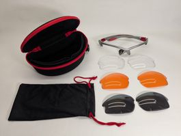 Brillen-Etui Veloplus mit Brille und Wechselgläsern
