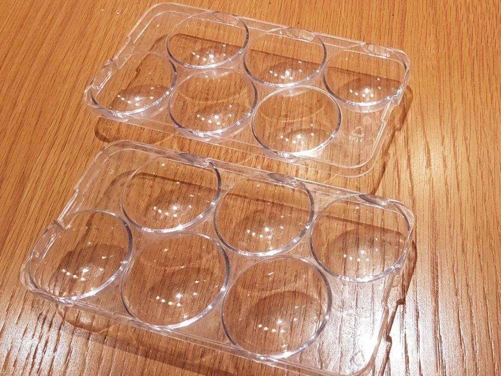 6 Stück Stapelbare Eierablagen - Weiße Eierhalter Für Kühlschrank & Küche