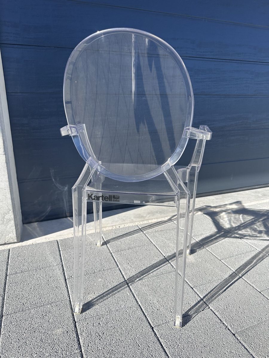 Kartell Stühle: Esstuhl Kartell - Louis Ghost – Gebraucht aus Gampelen von Outbid 3