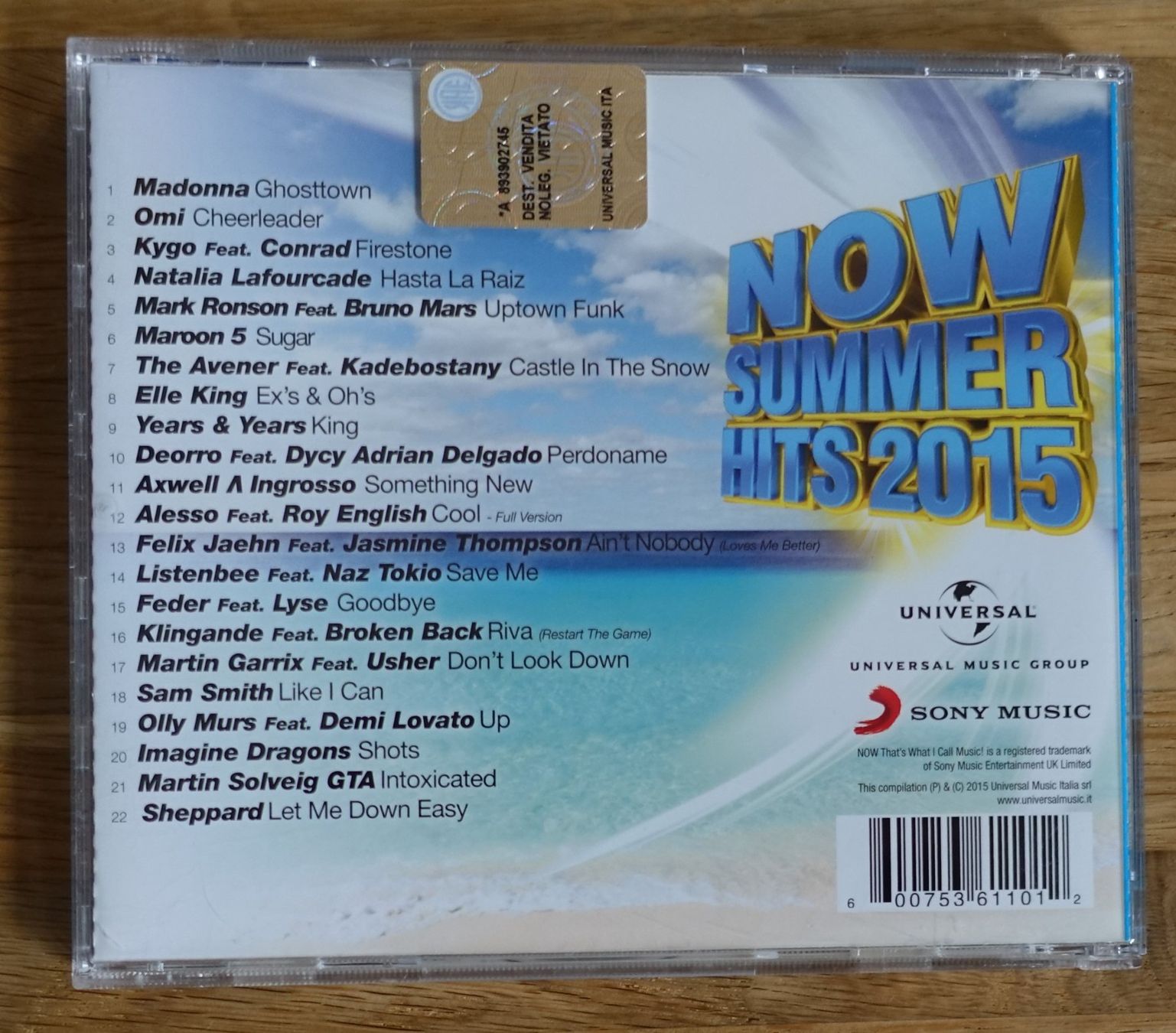 CD: Now Summer Hits 2015 - D8 – Usato da Sessa venduto da discoverymedia 1