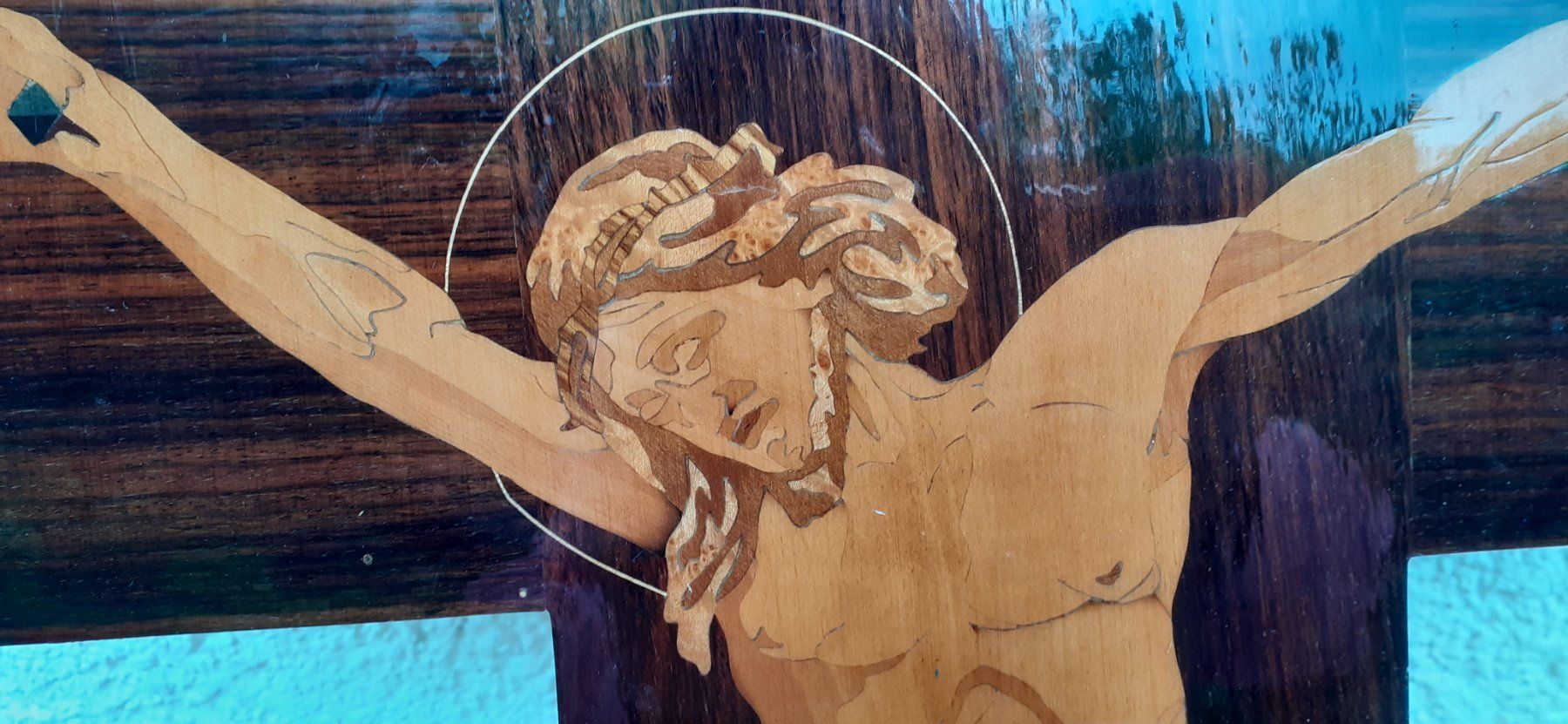 Sculture & Statue: Kreuz Jesus Intarsien antik – Usato da Mörschwil venduto da antiksalon 4