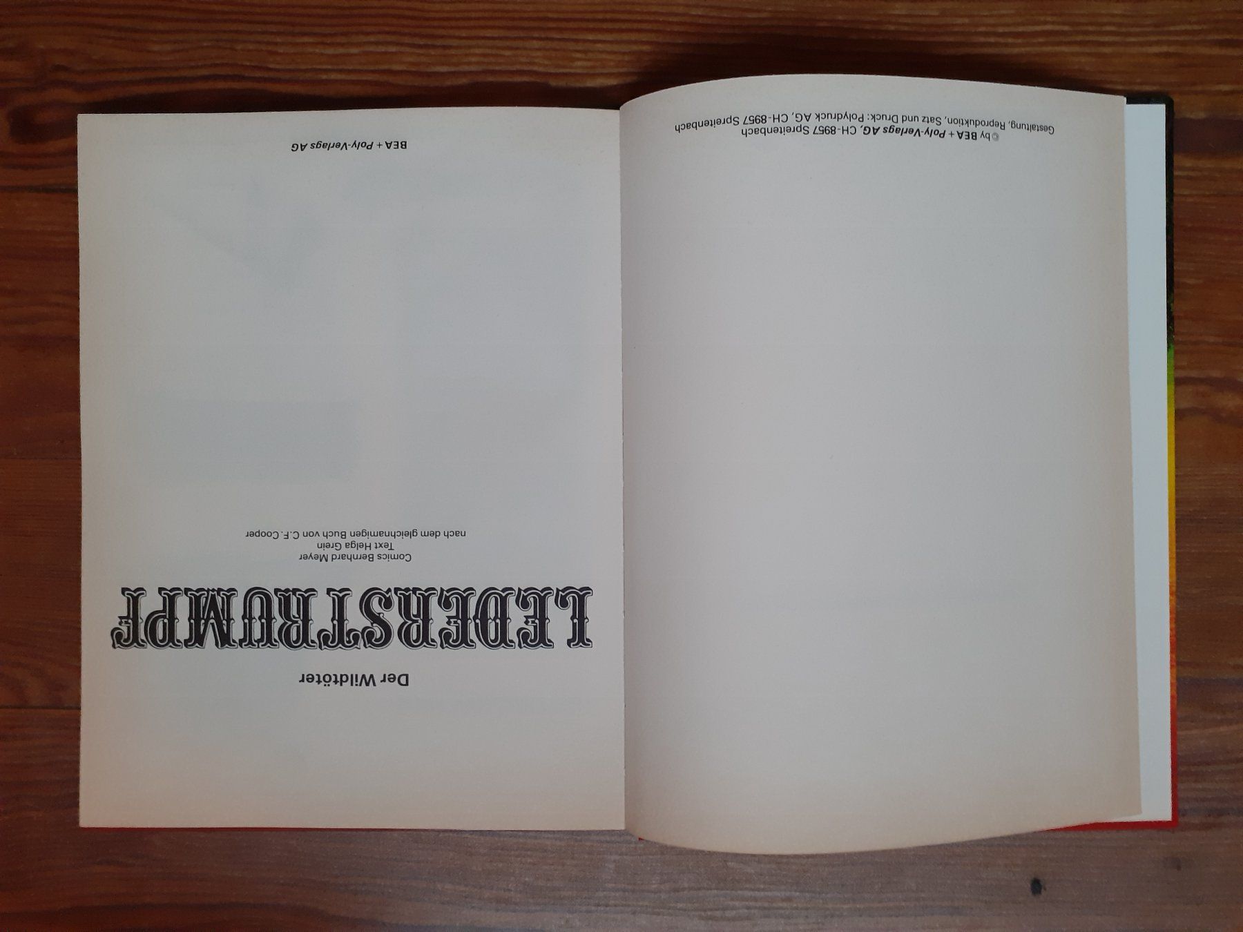 Fumetti: Der Wildtöter / Lederstrumpf Comics v. B. Meyer/Helga Grein – Usato da Basel venduto da Luge 1