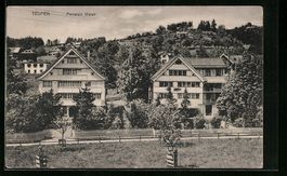 Teufen, Teilansicht mit Strasse und Pens