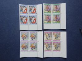 1999 Pro Juventute 4er Blöcke postfrisch**
