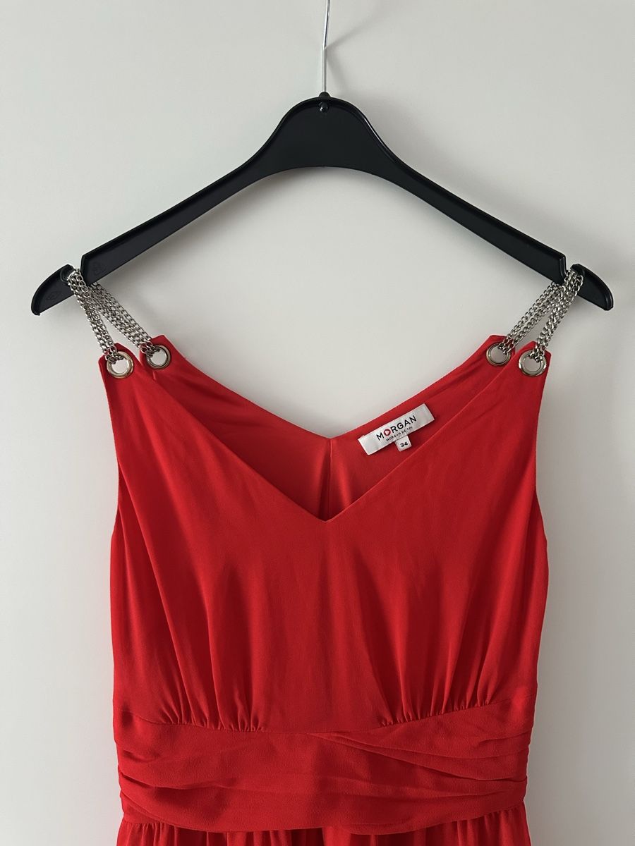 Morgan Vestiti: Robe Morgan rouge taille 34 – Nuovo (secondo la descrizione) da Clarens venduto da Riviera_Friperie 2