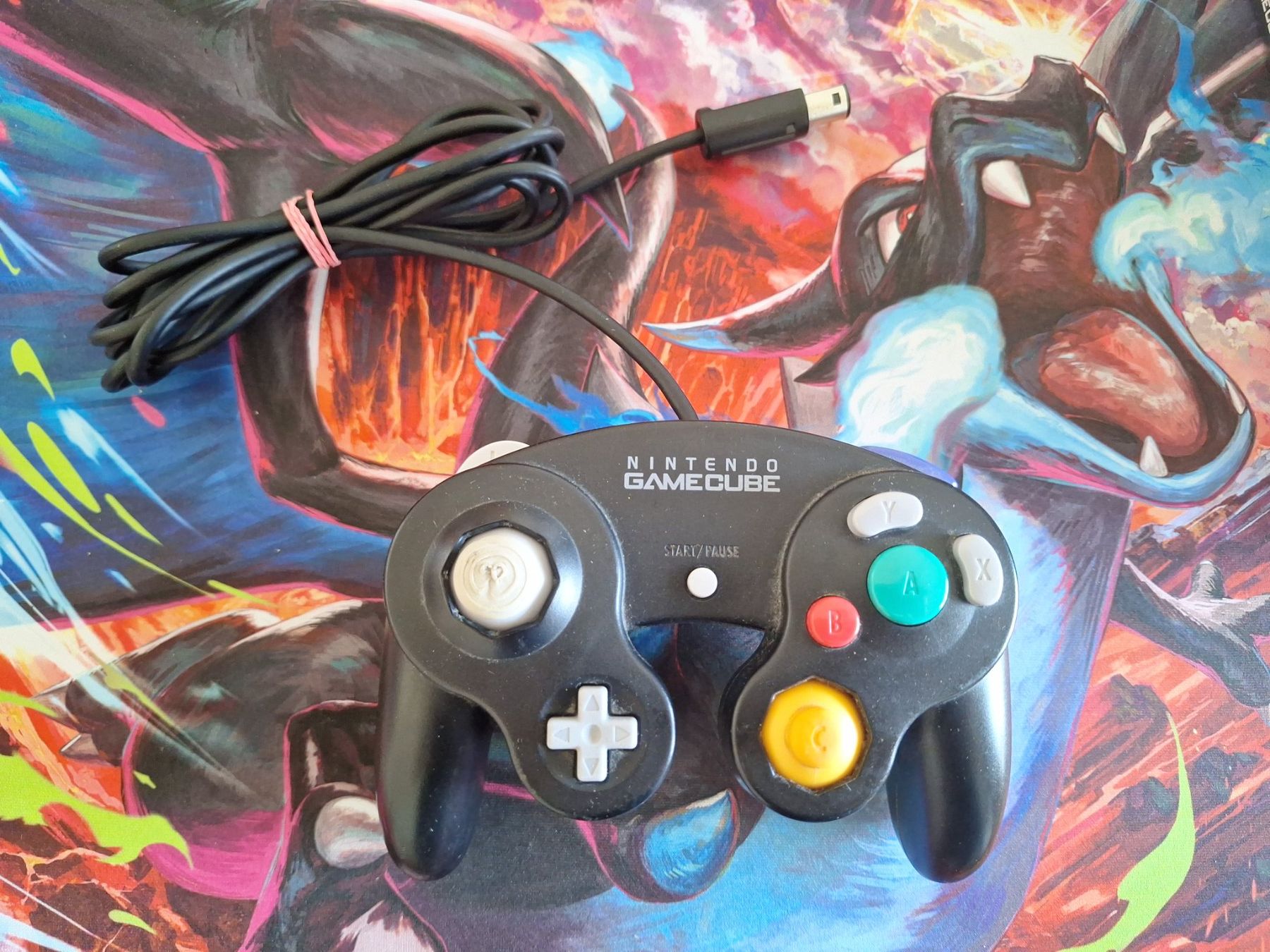 Nintendo Konsolen: Gamecube Controller - Schwarz #1 – Gebraucht aus Altstätten SG von GGsGameshop