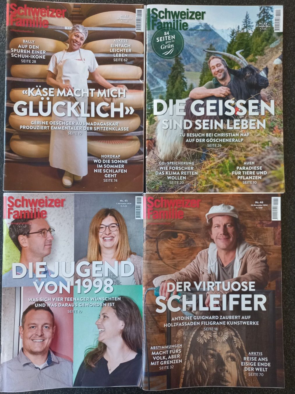 Zeitschriften & Magazine: Schweizer Familie 43 44 45 46 – Gebraucht aus Rüthi (Rheintal) von topseller2026